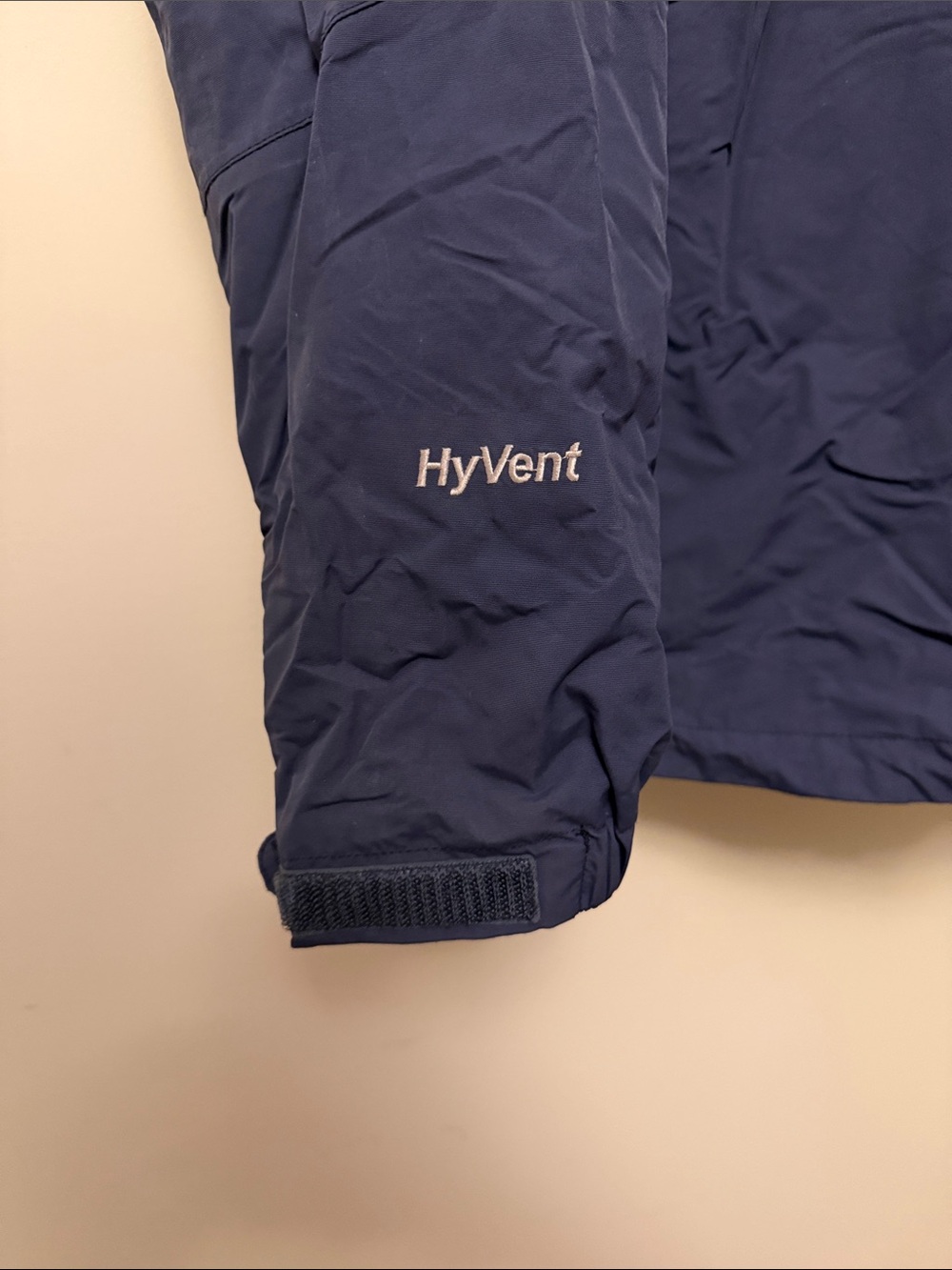 The North Face Men's Navy Hooded Jacket with Fleece Liner - Size Medium - Picture 3 of 8